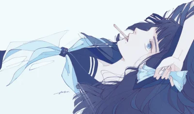 Azur88 - #randomanimeshit #anime #originalcharacter #cigarette 

Czasem by się chciał...