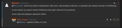 MattJedi - Screen mówi wszystko o neuropejskich trollach na wypoku, które atakowały K...