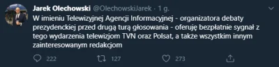 wigr - Tymczasem TVP oferuje jedynie sygnał:

 rzecznik prasowy Polsatu, Tomasz Matw...