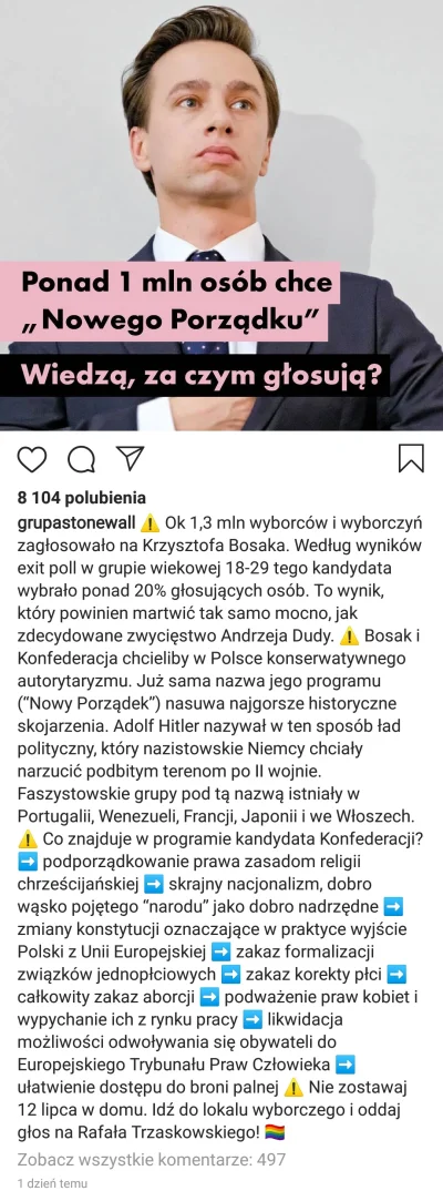 I.....o - Przepis skrajnych ideologów lgbt by powstrzymać Bosaka i konfederacje? 
Iś...