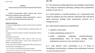 Qiudo - 197KK 2 i 3 §
Gwałt i kazirodztwo.