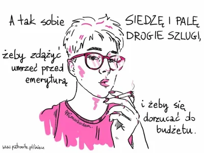 iniacz - Bazgroł na dobranoc. 
#iniaczowebazgroly #szlugtime