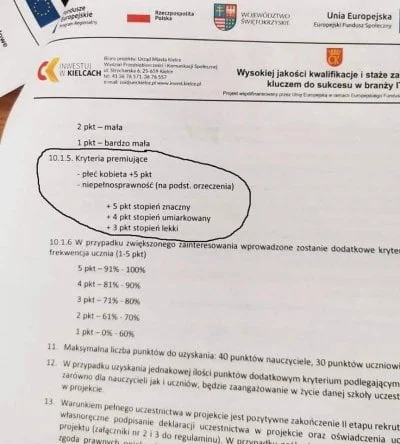 Wajcha44 - > Na miejscu kobiet czułbym się źle, że ktoś mi daje profity za płeć tak j...