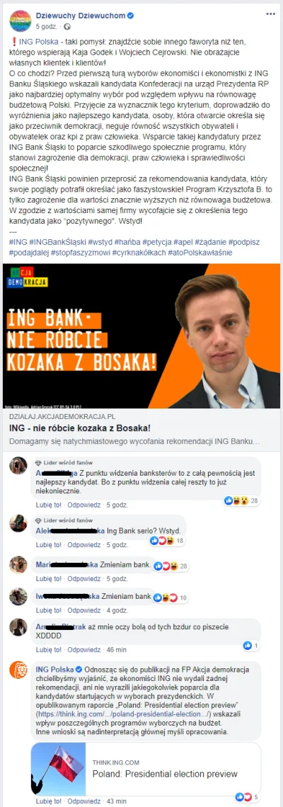 Nighthuntero - W niektórych głowach różowych bez zmian.
 ING Bank Śląski powinien prz...