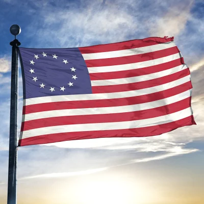 xaviivax - Za pierwszą flagę USA, tzw. Betsy Ross Flag już w zeszły roku się wzięli j...