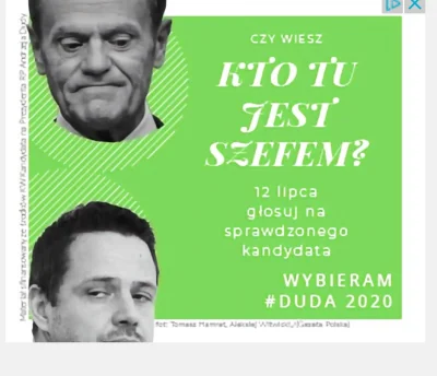 mikasz - Ale fajna reklama xD #wybory
Jedni robią kampanię a inni anty-kampanie xD