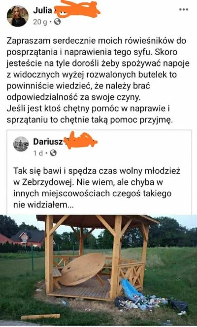 gronard - Tak niestety młodzież zdewastowała altankę należącą do klubu sportowego. Je...