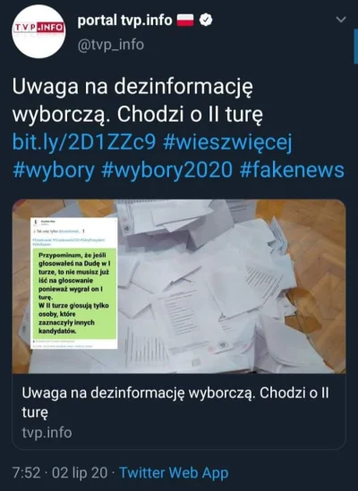 Katoless - Uwaga na dezinformacje pisowskiej szczujni. Warto przypomnieć, że jeśli gł...