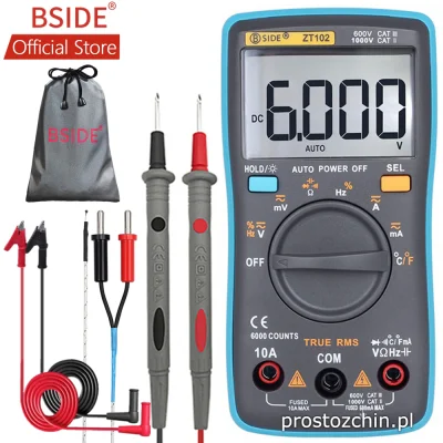 Prostozchin - >> Multimetr BSIDE ZT102 z sondą pomiaru temperatury << ~63 zł

Dodat...