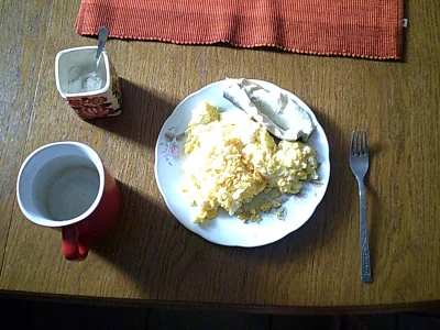 anonymous_derp - Dzisiejsze śniadanie: Jajecznica z 6 jaj na maśle klarowanym, #maryn...