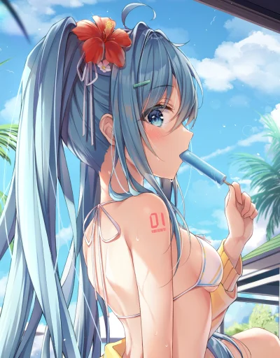 l.....f - (｡◕‿‿◕｡)
#randomanimeshit #vocaloid #hatsunemiku #swimsuit #anime #
@Kart...