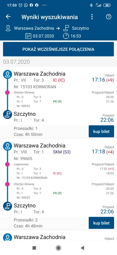 pcela - Mirki wiecie coś o opóźnieniu pociągu IC15103 z Warszawy Zachodniej do Olszty...