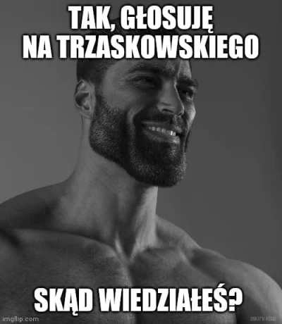 Giga chad meme -  Polska