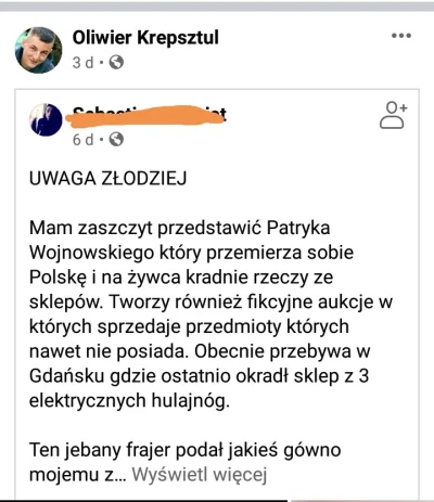 Cyfra1999 - Udostępnia coś takiego na swoim profilowym, po czym po kilku dniach, krad...