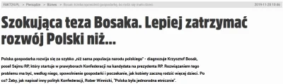 panczekolady - @Tolstoj-kot: Gospodarka ma znaczenie dla ułamka korwinowców. Dla naro...