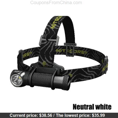 n____S - Nitecore HC30 NW Headlamp - Banggood 
Kupon: MNC03
Cena: $38.56 (152,84 zł...