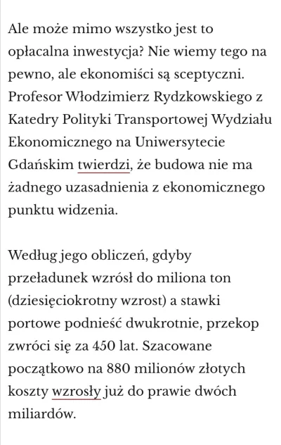 Thundercock - @modessef1 Ano chociażby z raportu FORu zatytuowanego "miliardy w błoto...