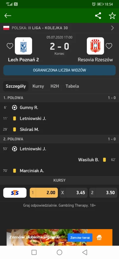 kicjow - Gumny może grać jednocześnie w pierwszym składzie Lecha w #ekstraklasa i w d...
