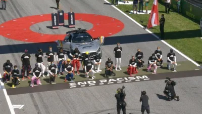 piczu - Verstappen, Giovinazzi, Kvyat, Sainz, Leclerc and Räikkönen ci nie klękneli