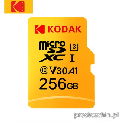 Prostozchin - >> Karta pamięci MicroSD Kodak << 256 GB - 106 zł

inne pojemności:
...