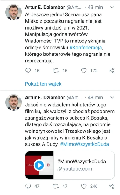 b.....a - > członków Konfederacji...

@drMuras: oj nie pisiaczq, - 1