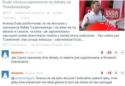 b.....a - > treść nieodpowiednia

@ostr: przecież dobrze ocenia, treść nieodpowiedn...