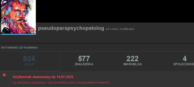 lakukaracza_ - -4064
https://www.wykop.pl/ludzie/pseudoparapsychopatolog/
 Użytkowni...