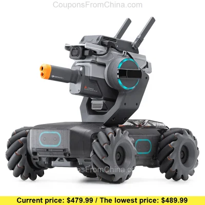 n____S - DJI Robomaster S1 STEAM FPV Robot - Banggood 
Kupon: BGDJI7
Cena: $479.99 ...