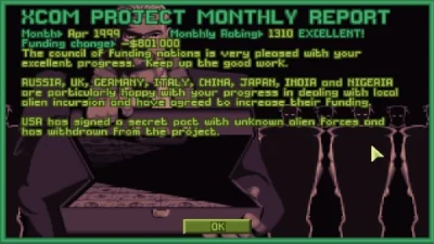 skrytozgroza - X-COM project monthly report

USA has signed a secret pact with unkn...