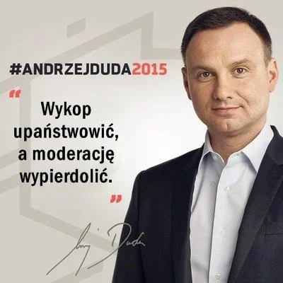 WakeupPoland - @wykop: Czy takie pytanie na AMA z Dudą może przejść czy muszę je jako...