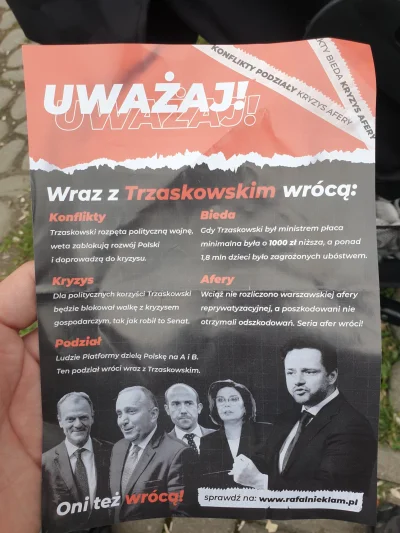 Meelek - Takie u mnie ulotki roznoszą ( ͡° ͜ʖ ͡°)

#wybory #bekazpisu #trzaskowski #d...