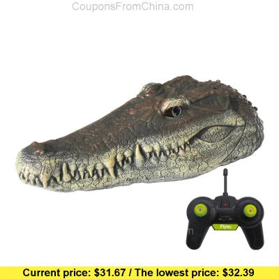 n____S - Flytec V005 RC Crocodile Head RTR - Banggood 
Cena: $31.67 (125,19 zł) / Na...