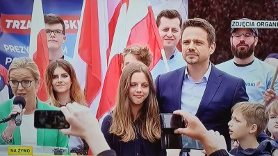 kryku - Trzaskowski z córką, synem i żoną w Szczecinie 
#polityka #neuropa #bekazpis...
