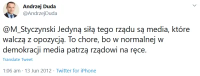 rudziol - Dobry wieczór,

Czy podtrzymuje pan stanowisko, że w normalnej demokracji...