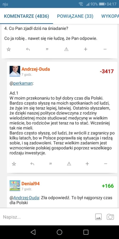 S.....a - Ciekawe czy jest jakiś komentarz na wypoku z większą ilością minusów ( ͡° ͜...