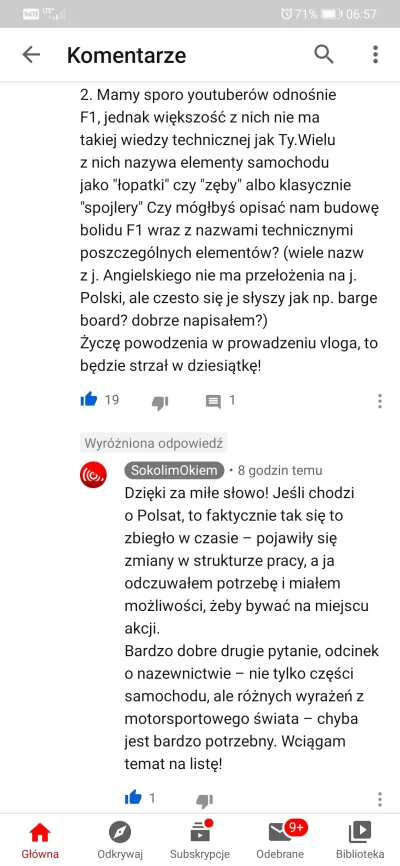 pablonzo - Zadałem pytanie Sokołowi, podłapał temat i będzie o tym cały odcinek ( ͡º ...