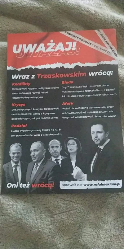 Sim3k - Fajne ulotki przyniósł mi dzisiaj listonosz, co za dno XD #wybory #duda #poli...