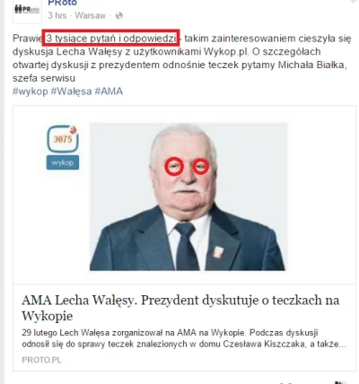 januszzczarnolasu - Lech Wałęsa w AMA udzielał dłuższych odpowiedzi, choć miał mniejs...