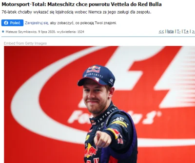 Shewie - Mateschitz (własciciel marki red-bull) chce Vettela u siebie. 
Podcięłoby t...