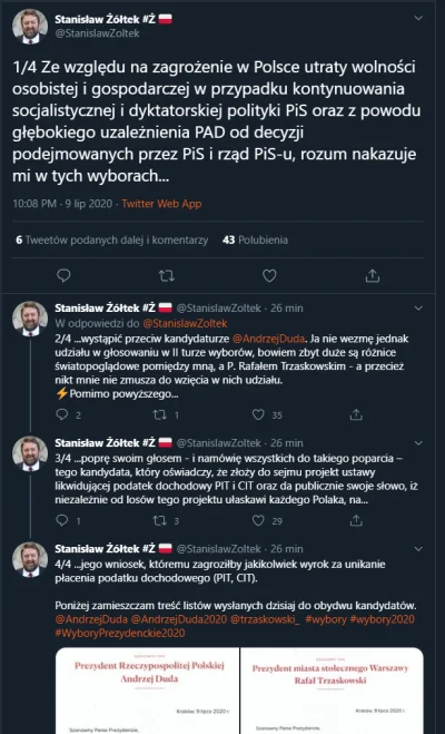 moxie - Stanisław Żółtek w wyborach przeciwko Andrzejowi Dudzie
https://twitter.com/...