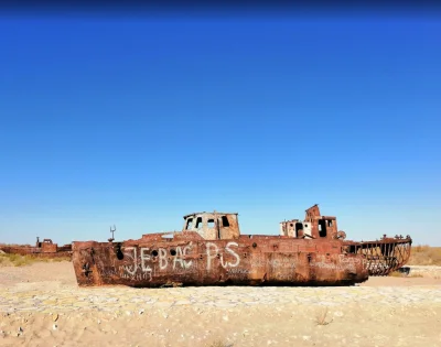 tyrald - Przy okazji: po uzbeckiej stronie jeziora Aralskiego można znaleźć taki oto ...