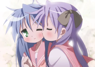 A.....a - #randomanimeshit #anime #konataizumi #kagamihiiragi #luckystar #yuri