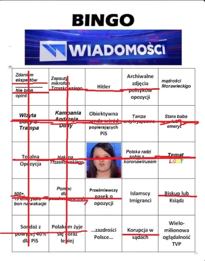 SynuzMagazynu - bingo na dziś
#tvpis