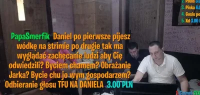 DIABEL_GOHY - Dobitny donejt co dotknał Danielka :P nie lubie jak ktoś mu wysyła praw...