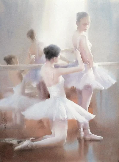 malakropka - #art #sztuka #malarstwo #watercolor #akwarela
autor: Liu Yi
Ballet Dan...