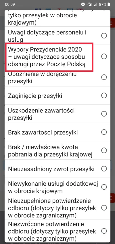 JcL - #reklamacja #pocztapolska #tracking #wybory

Fajny powód na reklamację na stron...