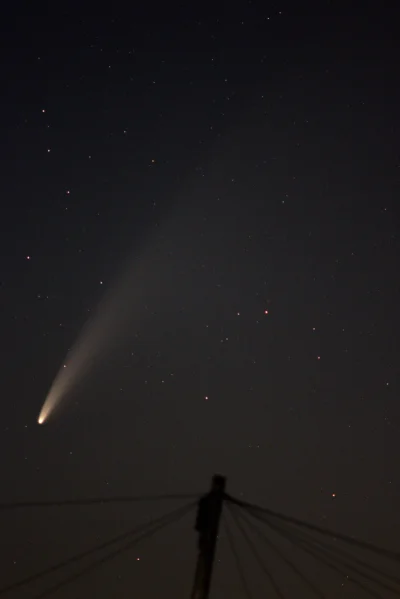 kuba70 - Kometa, zdjęcie sprzed kilku minut.
Ok. 5 sek. ekspozycji.
#astronomia #za...