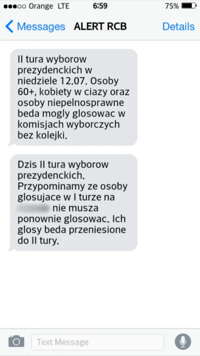 1tn00pr - A gdyby tak podszyć się pod "ALERT RCB" i porozsyłać SMS-y o treści (pic re...