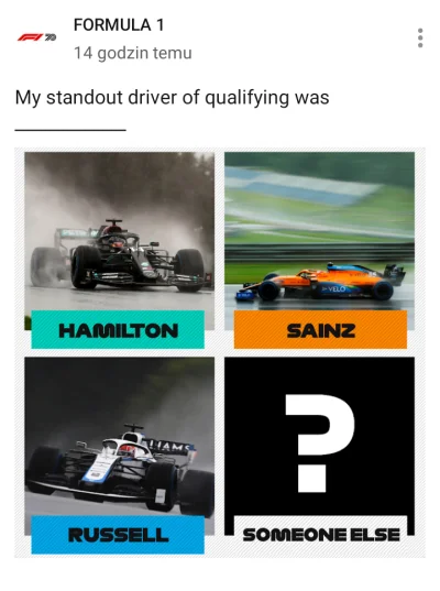 sprintel - No nie mogę z tego Russella. Oni tak na serio?

#f1