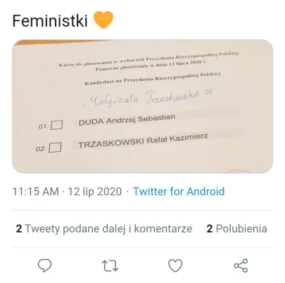 Pepe_Roni - Typowe feministki są typowe XD
#heheszki #logikarozowychpaskow #wybory #...